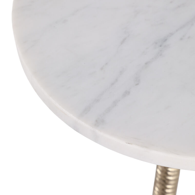 White Banswada Marble Top Drink Table image number 5