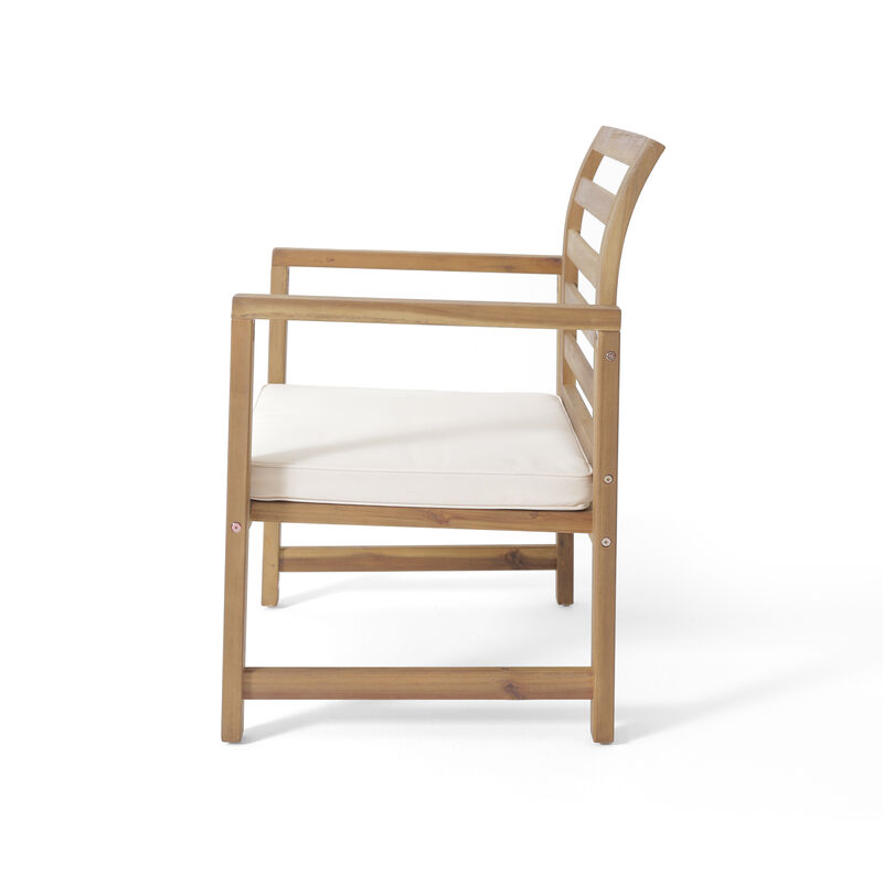Merax Outdoor Acacia Wood Club Chairs