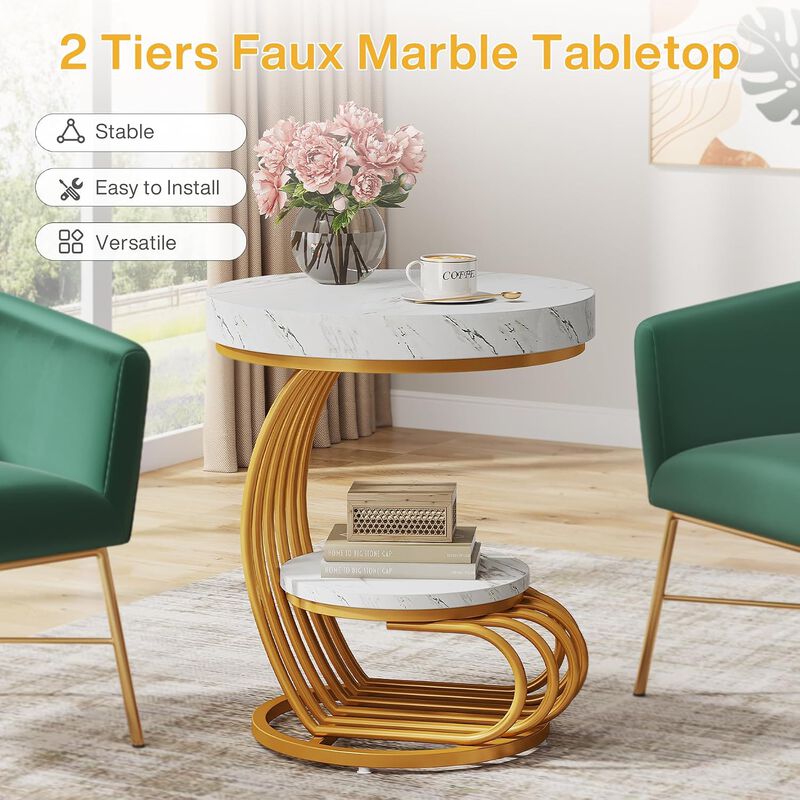 Round End Table image number 4