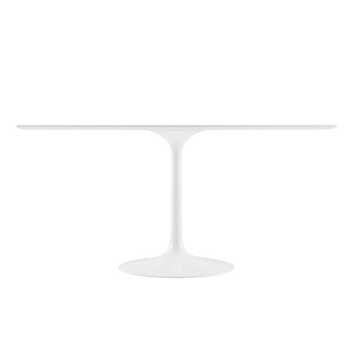 Wood Rectangle Dining Table with Sturdy Base and 60-Inch Length