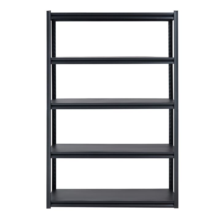 5 Tier Metal Storage Rack, Adjustable Garage Shelves for Kitchen, Basement and Utility Room