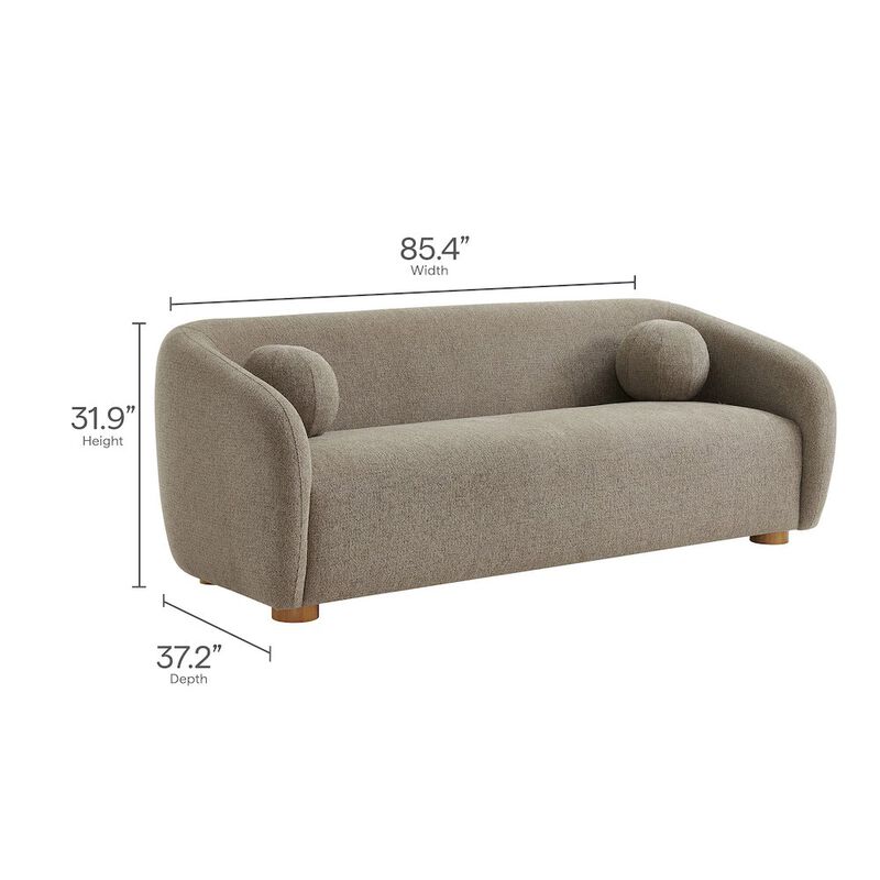 Holland 85" Chenille Fabric Sofa image number 2