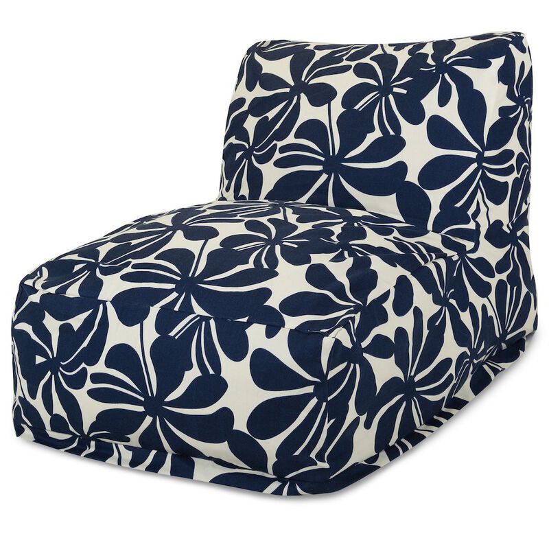 Majestic Home Goods Chair Lounger Plantation Navy