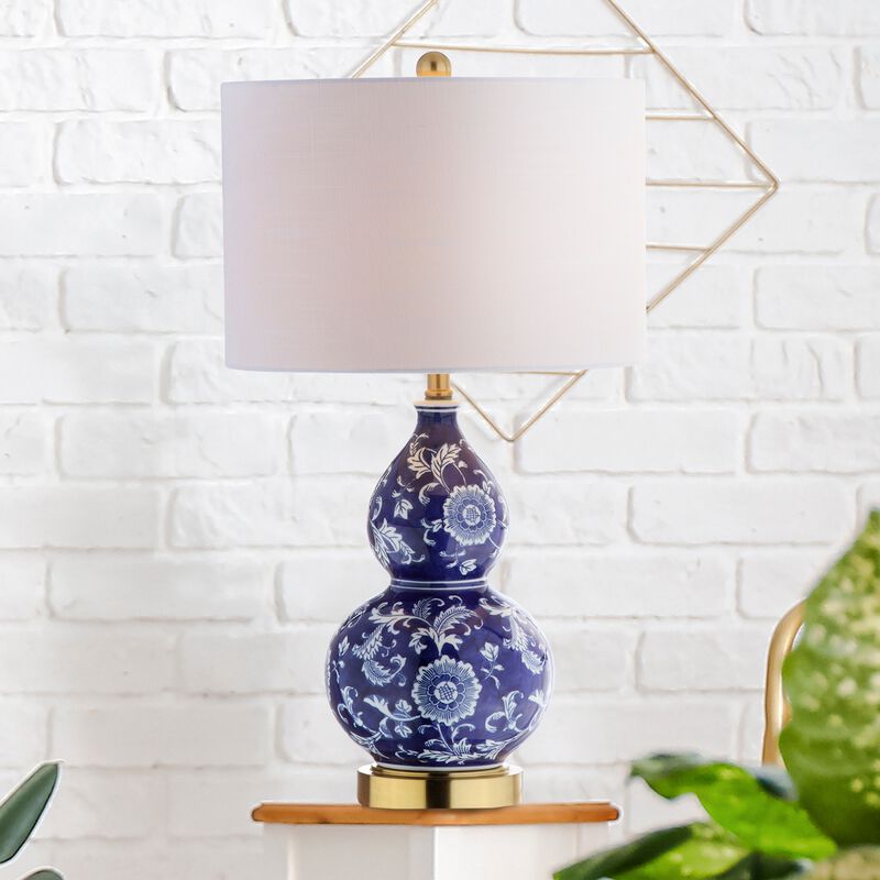 Lee Ceramic Chinoiserie LED Table Lamp