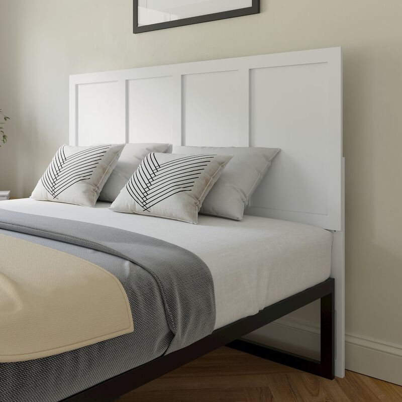 Flash Furniture Contemporary Queen Size Raised Panel Headboard image number 5