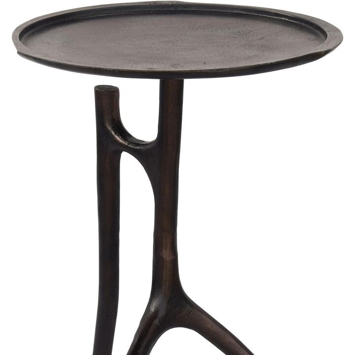 Renwil Maadi Plated and Aluminium Bronze side table