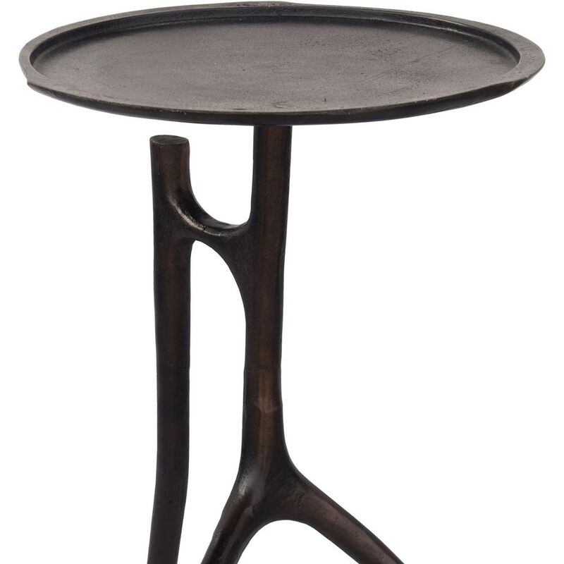 Renwil Maadi Plated and Aluminium Bronze side table