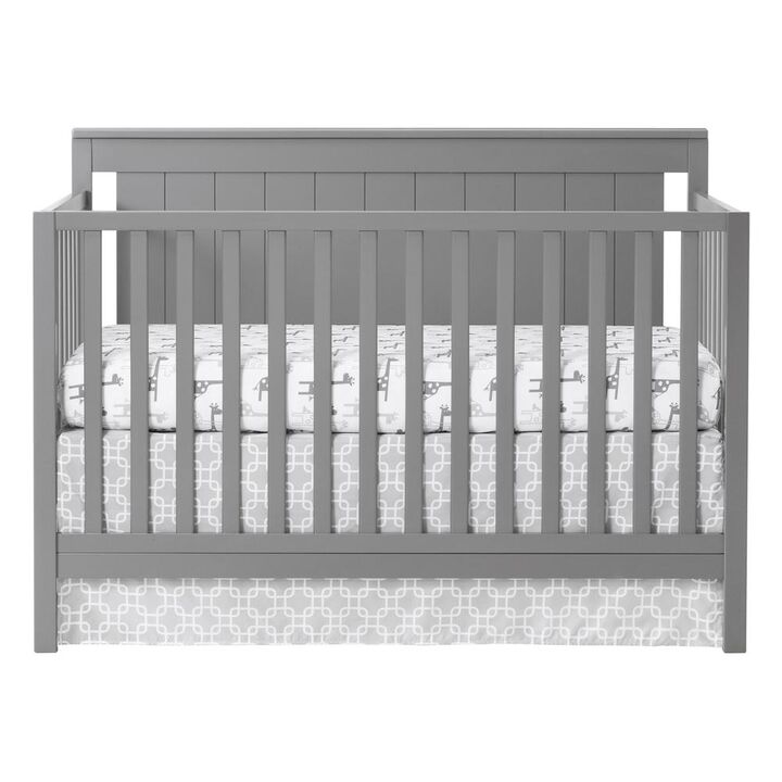 Oxford Baby Lazio 4 In 1 Convertible Crib Dove Gray