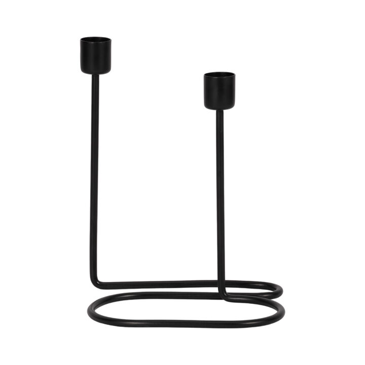 Double Swirl Candle Holder