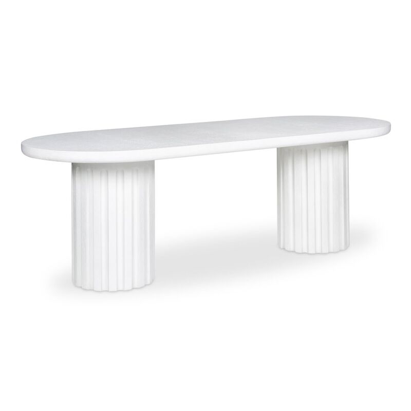 Moe's Home Collection Eris Outdoor Dining Table White