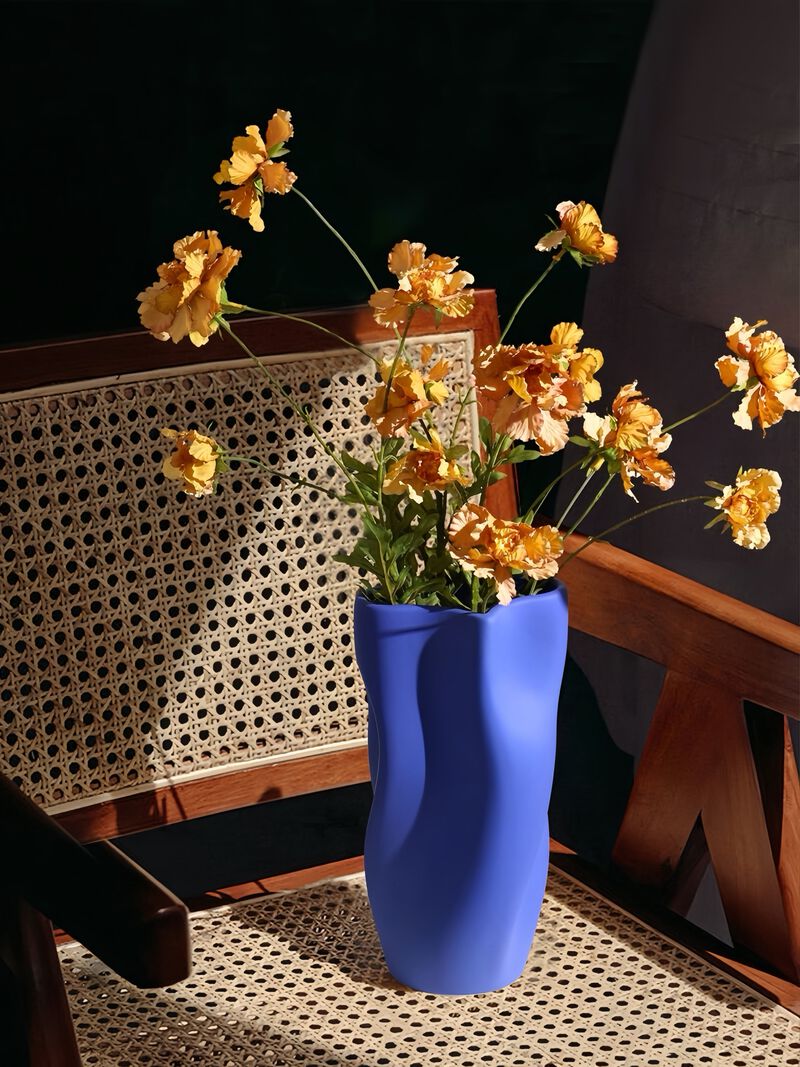 Wave Ceramic Vase,  Table Setting Centerpiece image number 2