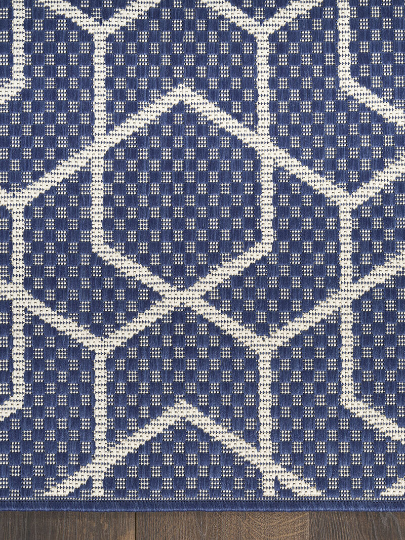Horizon Indoor/Outdoor HOZ01 Navy 4' x 6' Rug