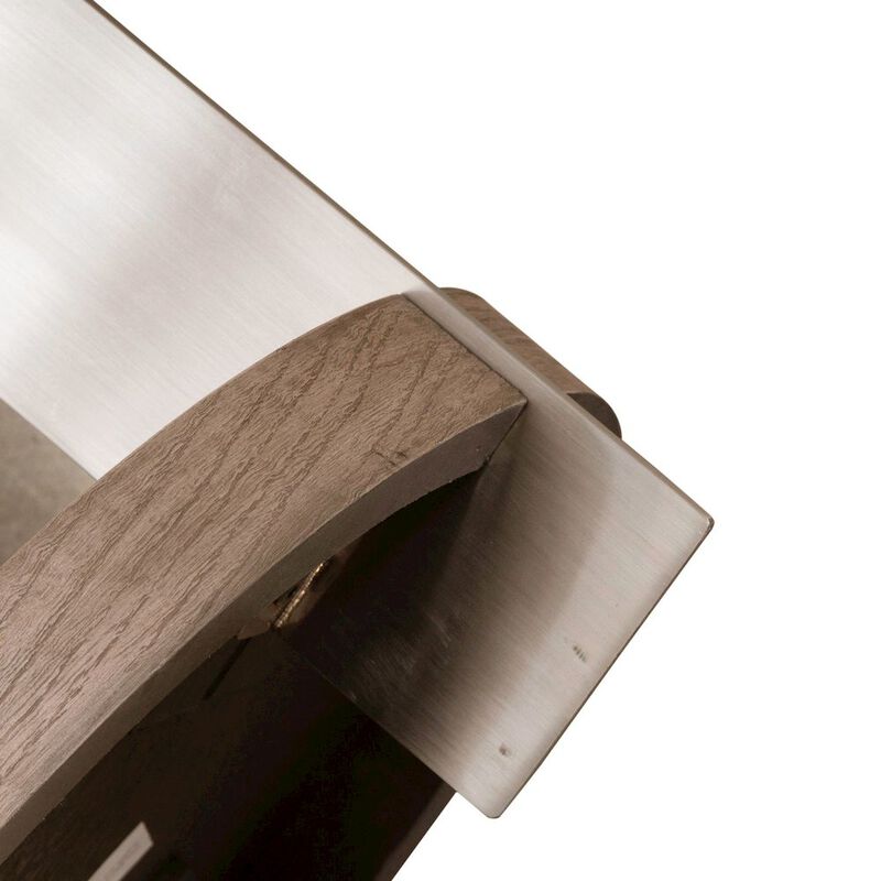 Liberty Furniture Harlow Living Room Chairside Table  - Sandstone & Satin Nickel image number 4