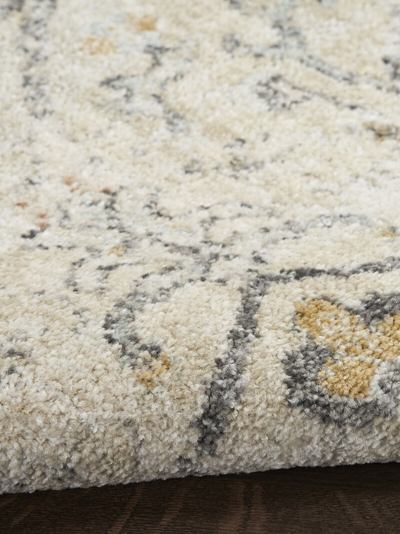 Oushak Home OUS01 Cream 2'3" x 7'6" Rug