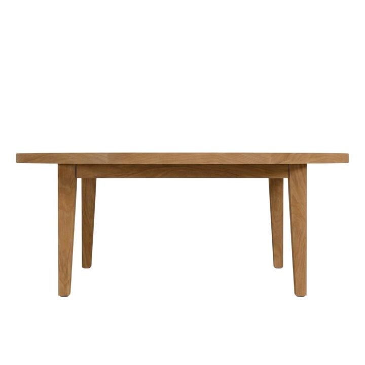 Teak Wood Outdoor Coffee Table With Durable Top And Elegant Design