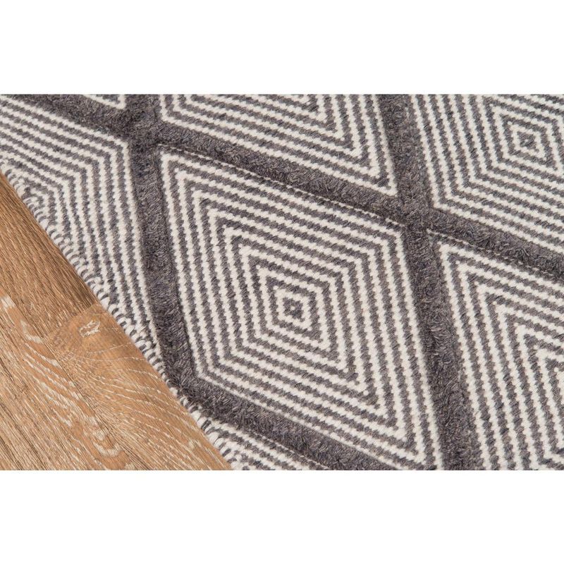 Erin Gates Modern Rectangle Area Rug, Charcoal, 7'6 X 9'6