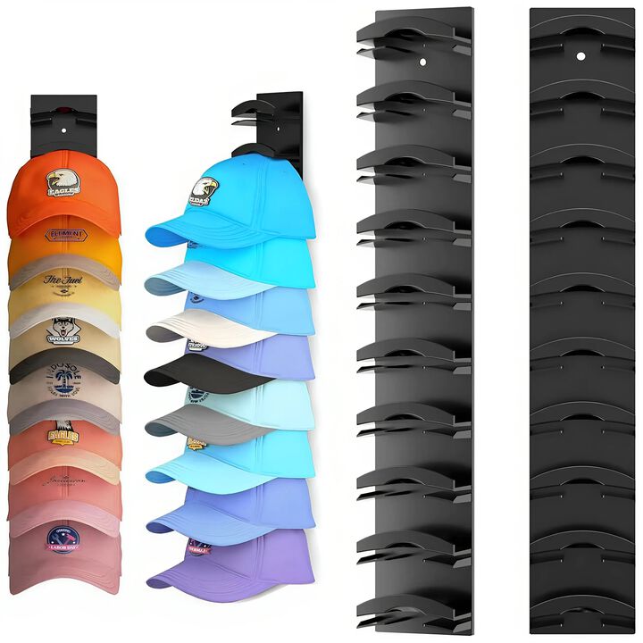 2 Pack Baseball Hat Organizer Hold up to 20 Caps