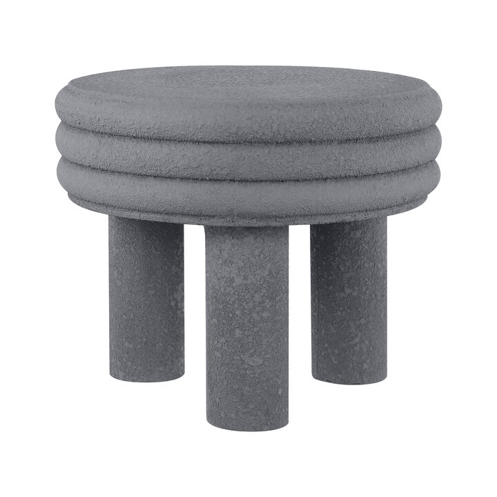 Rashida Contemporary Minimalist Curvy High Indoor/Outdoor Accent Table