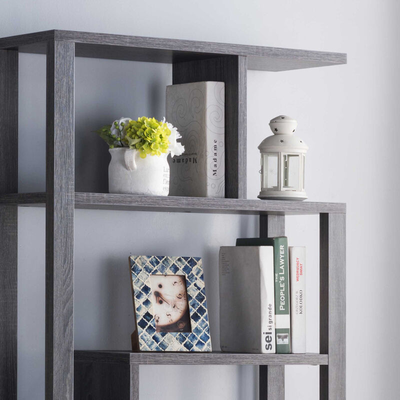 Streamdale Bookcase Distressed Grey