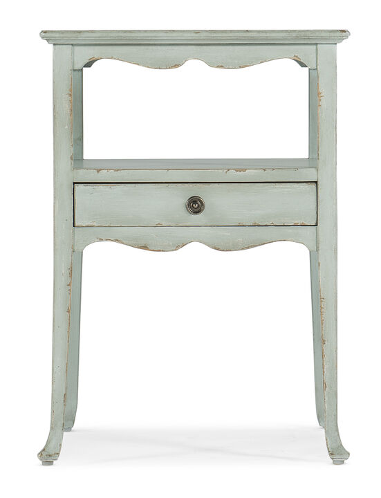 Charleston Blue 1 Drawer Accent Table