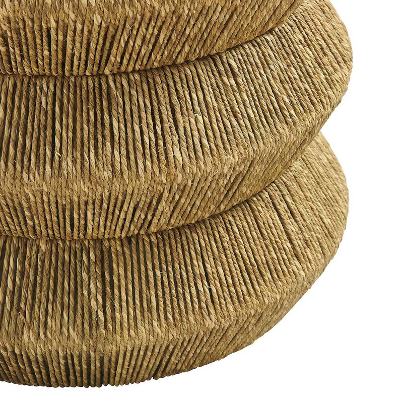 Maris Seagrass and Wood End Table image number 5