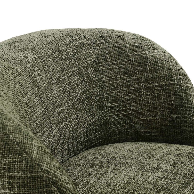 Vesta Chenille Fabric Upholstered Swivel Chair image number 6