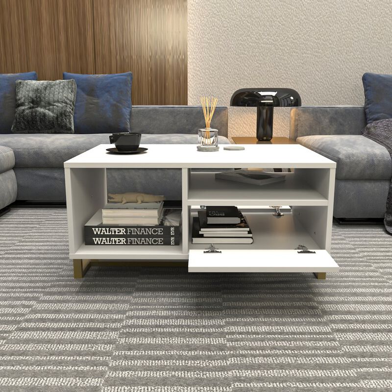 Decorotika Utopia Coffee Table White