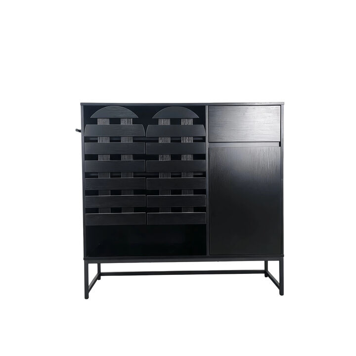 Turzip Woven Door Accent Cabinets Buffet