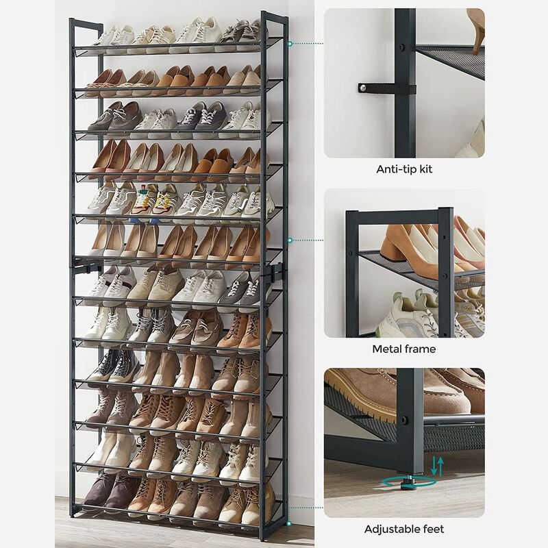 Shoe Rack and Organizer - Versatile Storage Solutions for Entryway and Closet