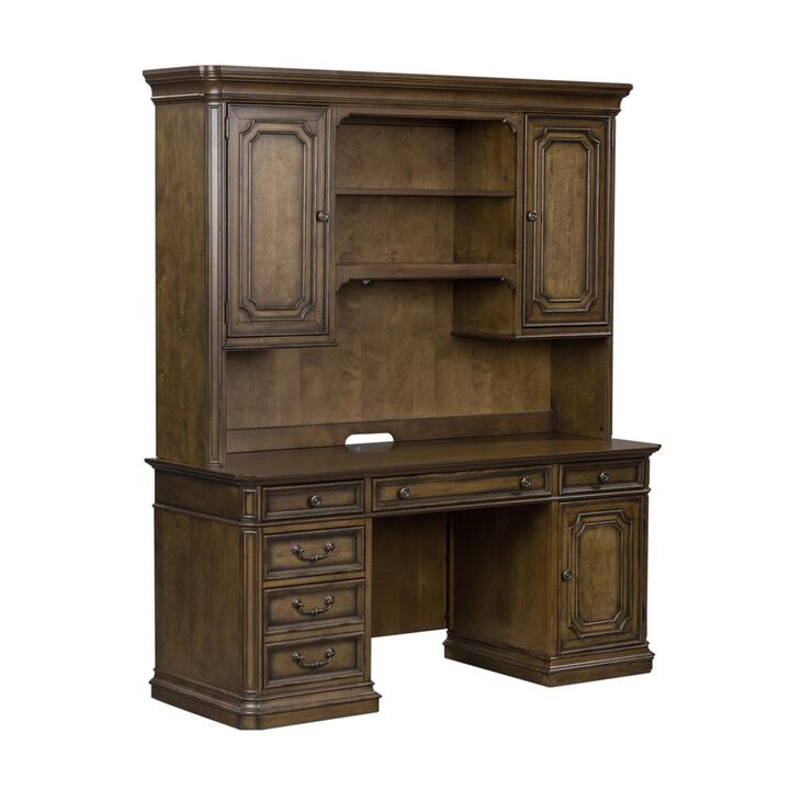 Liberty Furniture Amelia 5 Piece Jr Executive set in Antique Toffee
