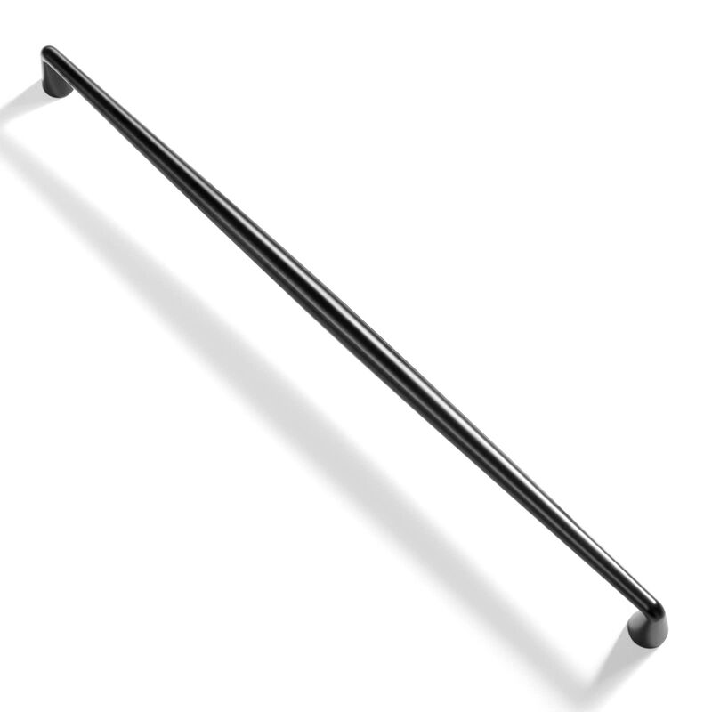 Goo-Ki Elegant Black Zinc Alloy Cabinet Handles - 10''( 256mm ) Hole Center Affordable Luxury Cabinet Pull Hardware for Bedroom,