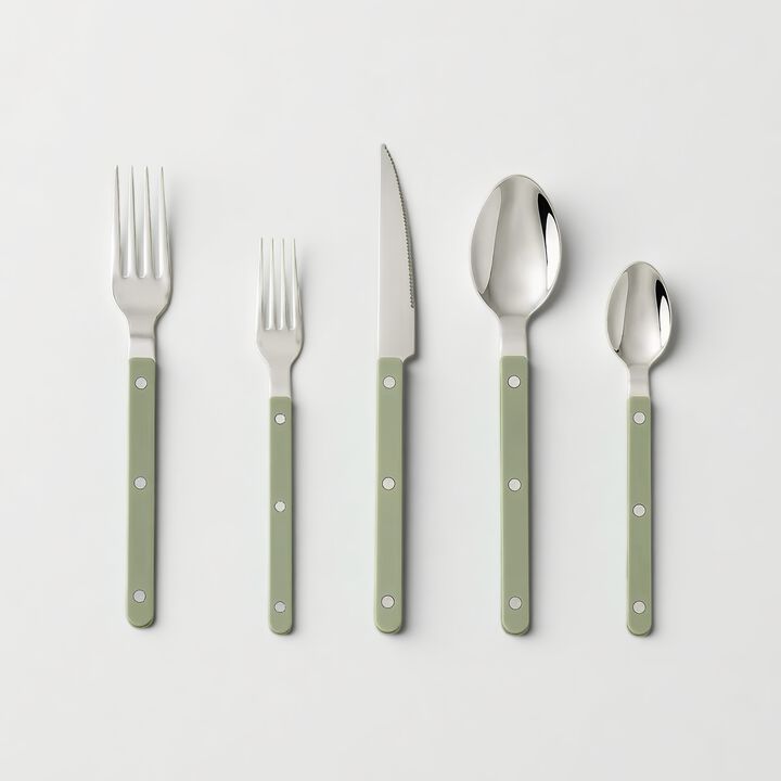 Retro Nordic Flatware Set of 10