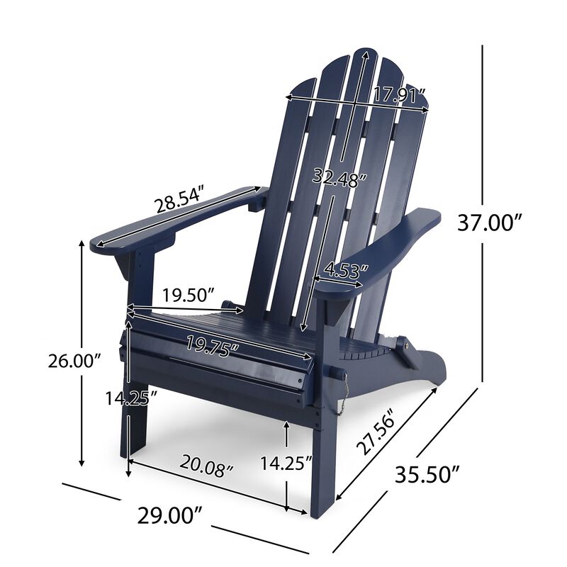 Hivvago Classic Hollywood Folding Chair image number 2