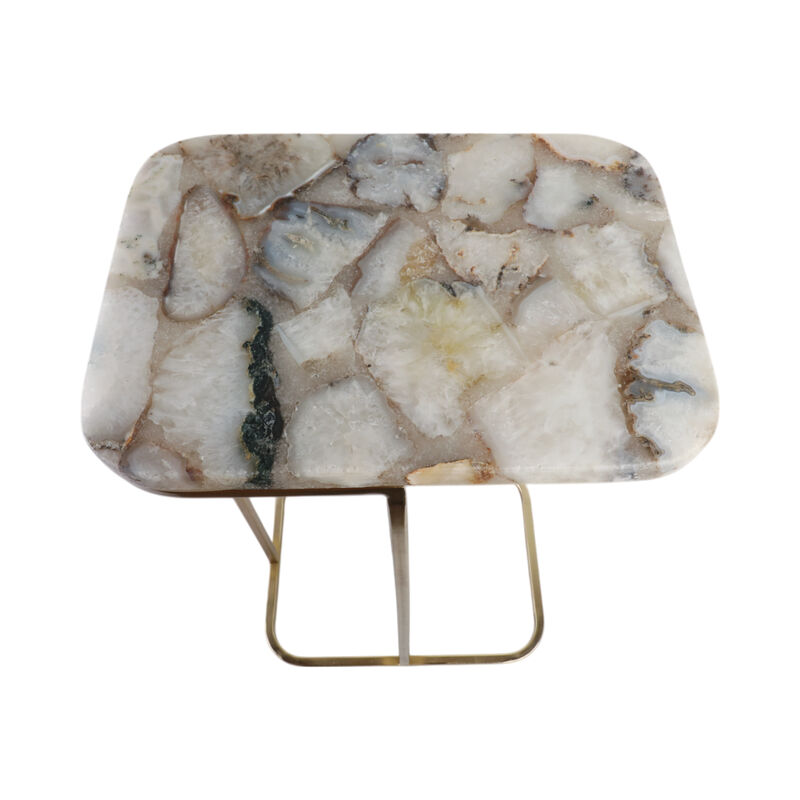 24x15" Agate Top C-table image number 5