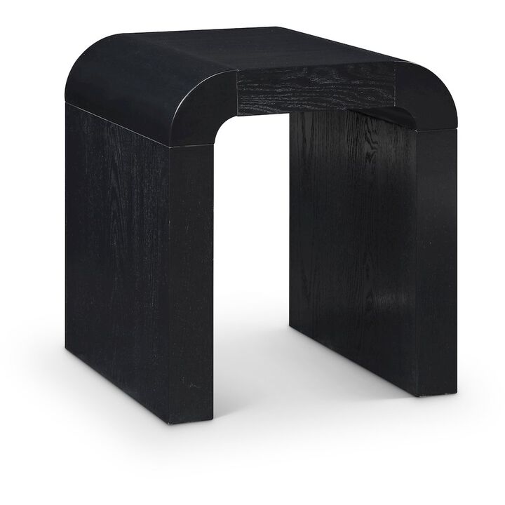 Meridian Furniture Toulon Black Oak Veneer End Table