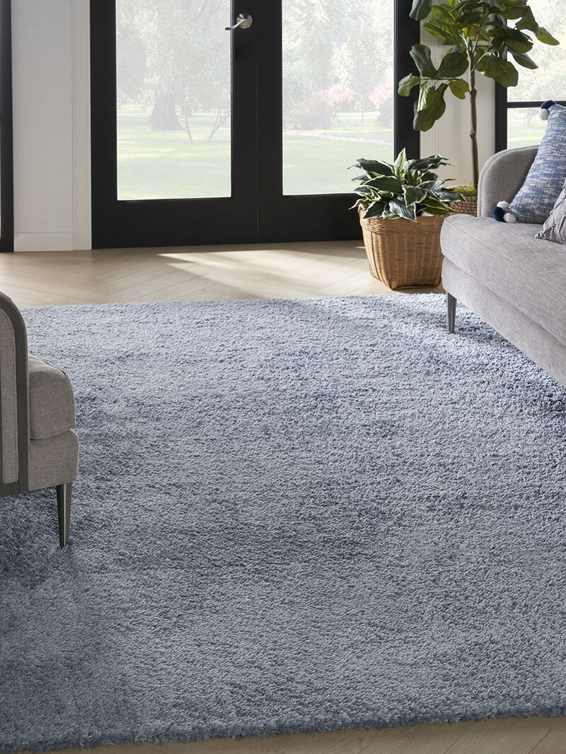 Dreamy Shag DRS05 Light Blue 9' x 12' Rug