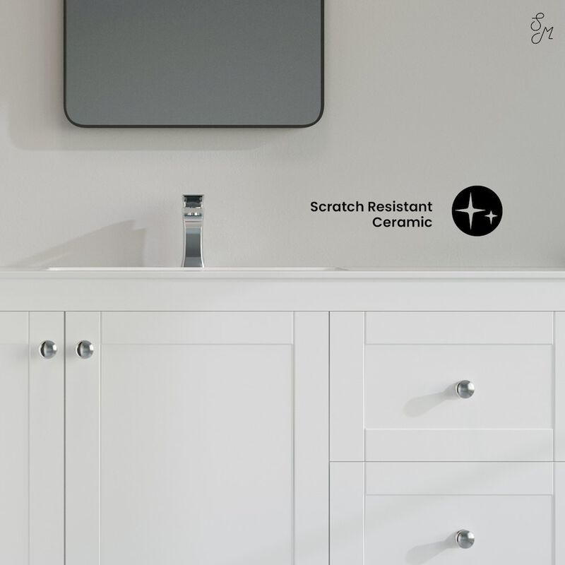 48" Vanity Sink Top in Glossy White image number 5