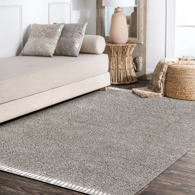 Mercer Shag Plush Tassel Area Rug
