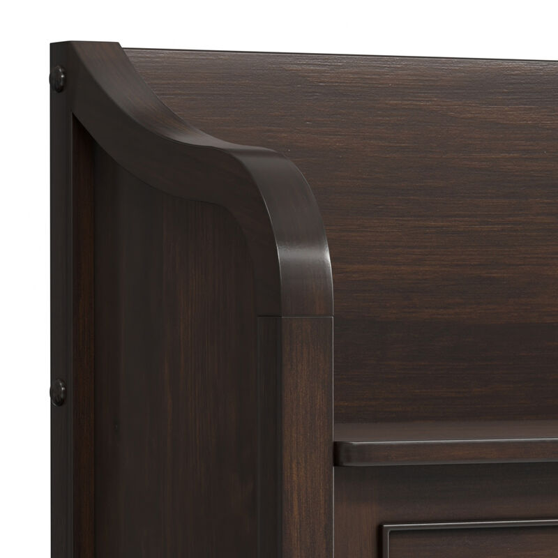 Simpli Home Connaught Wide Entryway Storage Bench image number 7