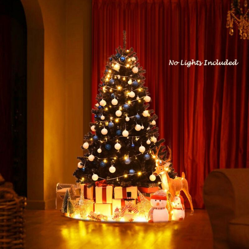 6ft Hinged Christmas Tree for Indoor and Outdoor Decor image number 1