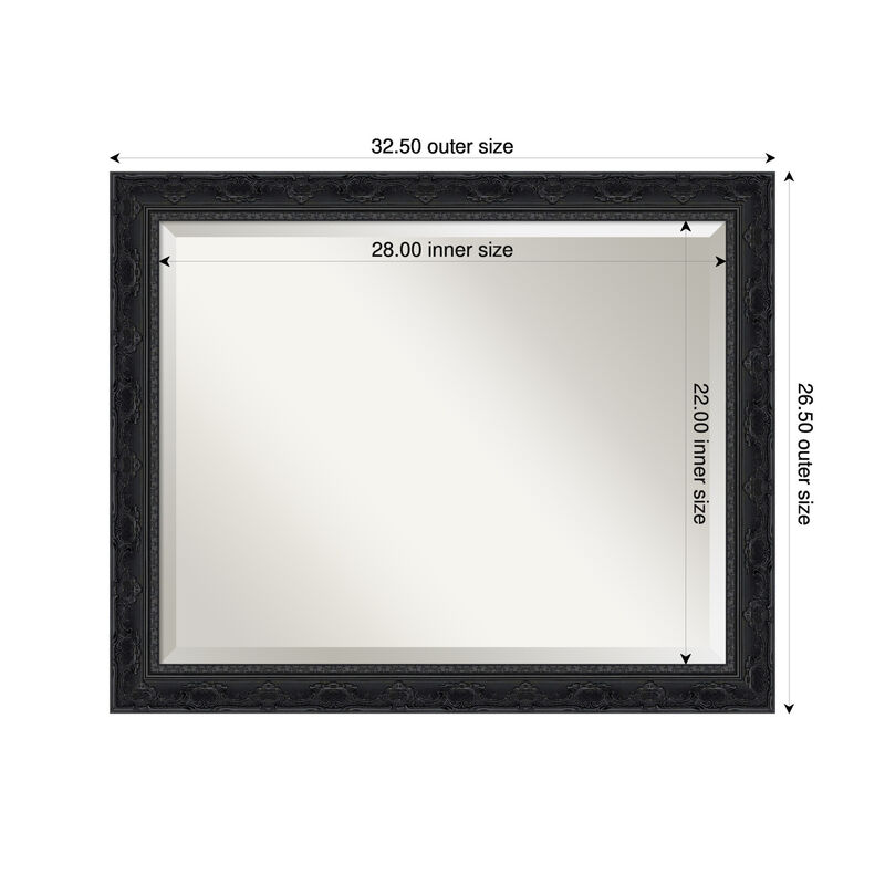 Filigree Beveled Framed Wall Mirror image number 4