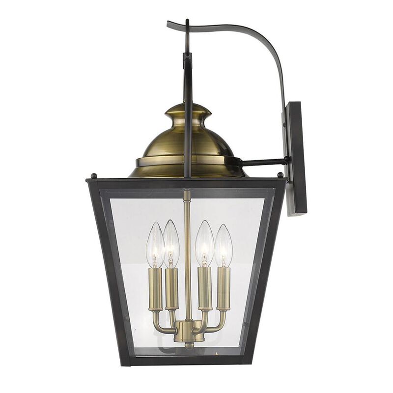 Hivvago Savannah 4-Light Oil-Rubbed Bronze Wall Light