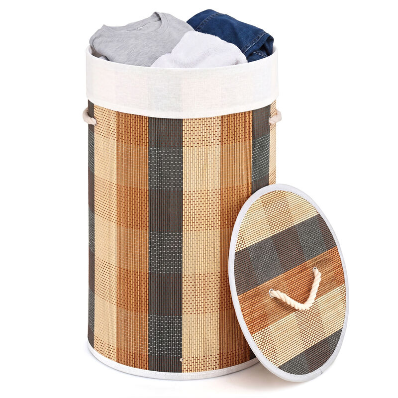 13.2 Gallon Laundry Hamper with Washable Removable Liner and Lid image number 5