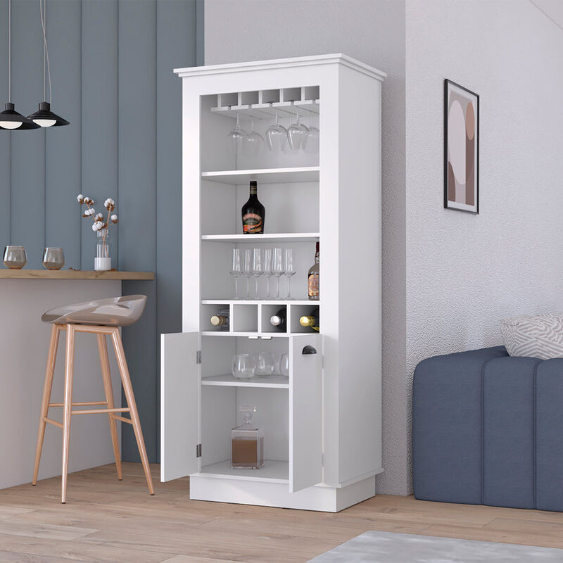 Bar Cabinet Provo, Living Room, White image number 4