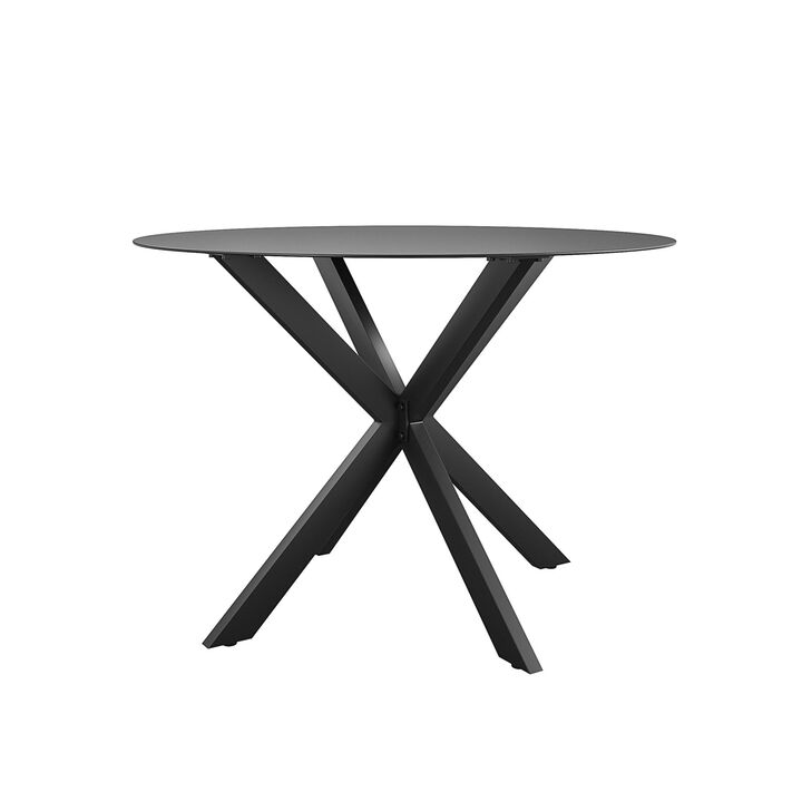 Circi Collection, Dining Table with Glass Top