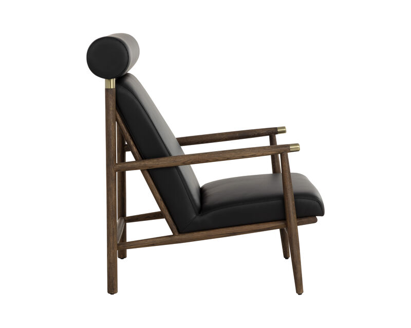 Biko Black Lounge Chair