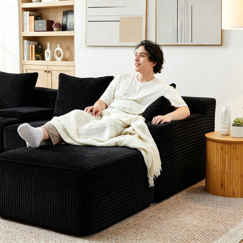 Prink L-Shaped Modular Sectional Sofa image number 3