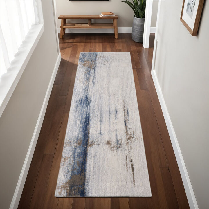HomeRoots Abstract Runner Rug