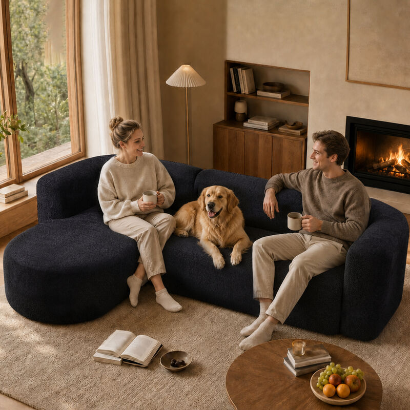 Cetram  L-Shaped Modular Sectional Sofa image number 2