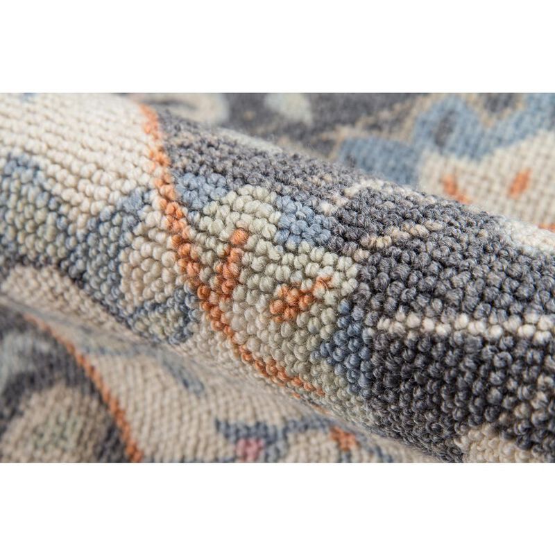 Momeni Traditional Runner Area Rug, Charcoal, 2'3 X 7'6 Runner